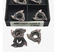 Insertos de carburo MMT16ER AG60 AG55 S KT8060 Insertos de torneado Herramientas de torneado de roscas Insertos de rosca MMT16ER(16ER AG60-S KT8060)