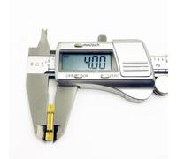 Insertos de carburo para acero inoxidable, hierro fundido y materiales no ferrosos | Herramienta de corte ranurada MGMN200/300/400/500 NC3020 | Revestimiento CVD, juego de 10 piezas (MGMN400)