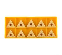 Insertos de carburo para herramientas de corte de torno, 10pcs TNMG 160404 Set, conveniente para diversos entornos de procesamiento y materiales