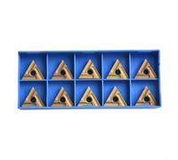 Insertos de corte de herramienta de torno TNMG160404RES TNMG331 10pcs carburo Set para acabado de acero
