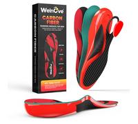 Insertos de fibra de carbono para atletas: aumenta la carrera y el salto, alivia la fascitis plantar, para hombres y mujeres, XXL, 45-46 hombres