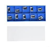 Insertos de fresado APKT1003PDFR MA para mecanizado CNC de aleación de aluminio, con control de viruta largo y carga reducida de la máquina herramienta