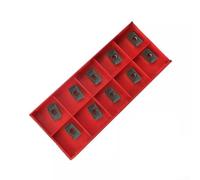 Insertos de fresado de carburo de 10 piezas, insertos de fresado, herramienta de torneado de torno de carburo cementado, insertos APMT1135 M2, adecuados para trabajos de ingeniería de precisión