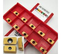 , Insertos de fresado de carburo de alto rendimiento para acero 10PCS APMT1135 PDER DP5320