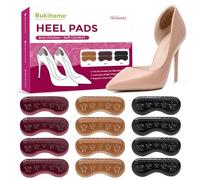 Insertos de gel suave para el talón, forros antideslizantes Bukihome para zapatos demasiado grandes, cojines de talón traseros respetuosos con la piel que evitan que los callos duros y alivien la
