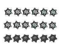 Insertos de golf de alto rendimiento, 18 piezas de alto rendimiento, reemplazo de tacos de golf, picos de repuesto para hombres, mujeres, jugadores de golf, accesorios versátiles para campos, césped