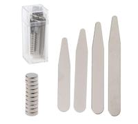 Insertos de hueso de camisa para cuello, refuerzos de hueso de camisa para profesionales de negocios de acero inoxidable