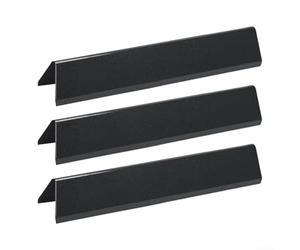 Insertos de parrilla de repuesto para Weber para Spirit I II 200 E210 E220 S210 S220 15.3 pulgadas x 3.5 pulgadas Juego de 3 piezas de acero recubierto de porcelana para un calor uniforme