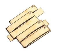 Insertos de prensa de trastes de guitarra de metal, herramienta de reparación de luthier de latón