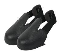 Insertos de punta de acero para zapatos | 1 par de protectores de puntera de acero, soportes para pies con correas elásticas para protección, correa de fijación, zapatillas de trabajo, caminar