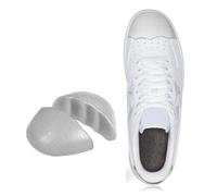 Insertos de relleno de zapatos para zapato suelto, 1 par de rellenos de cojín de punta para que se ajusten los zapatos, los rellenos de zapatos grandes hacen que (METRO)
