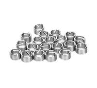 Insertos de rosca de alambre de acero inoxidable, 40 piezas, manguito de reparación de rosca, kit surtido de manguitos de reparación de tornillos, tornillos tipo M12 x 1,5 (1.5D)