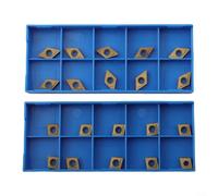 Insertos de torneado de carburo CCMT21.51 y DCMT21.51 adecuados para aplicaciones de torno CNC y torneado manual