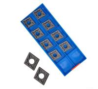 Insertos de torneado de carburo CNMG 120408-HM PC9030 10PCS para caja de engranajes de eje de mecanizado de torno CNC