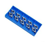Insertos de torneado de carburo DCGT11T302 para tornos CNC optimizados para aluminio y cobre con periferia pulida y características de control de chip mejoradas