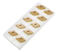 Insertos de torneado de carburo indexable DNMG 431 Torno Herramienta Insertos DNMG150404 TM CVD Recubrimiento químico, Procesamiento de acero de mayor dureza, acero apagado, tiene buena nitidez y durabilidad. (DNMG431 TM)