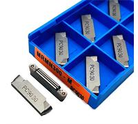 Insertos de torneado de carburo Portaherramientas 10 piezas MRMN200 MRMN300 MRMN400 PC9030 2 mm 3 mm 4 mm herramienta de torneado de corte ranurado(MRMN200 (2mm))