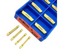Insertos de torneado de carburo Portaherramientas MGMN200 PC9030 Insertos de ranurado for portaherramientas externos Herramienta de corte Herramienta de torneado(MGMN200 G NC3030)
