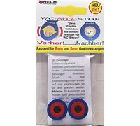 Insertos para asientos de inodoro, de Rela, para evitar el movimiento, 6 mm + 8 mm