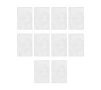 Insertos para carpetas A6-10 piezas sobres de 6 anillas, protectores de carga, para hojas recargables, organizador de documentos | Imágenes, Postales, Fotos, Clase, Índice, Tr