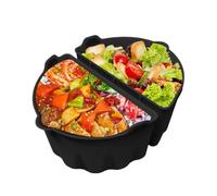 Insertos para cocción lenta | 1 par apto para utensilios de cocina de 6 a 8 l - Separador reutilizable de silicona para cocción lenta, para celebraciones familiares, banquetes, noches de sociedad