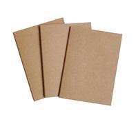 Insertos para Cuadernos de Viaje con Papel Cuadriculado - Juego de 3 | Tamaño Pasaporte, Para Diarios, Agendas y Cuadernos de Viaje Recargables Pequeños para Diario de Bolsillo, 12,5x9 cm