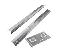 Insertos para encimera de estufa, protector retráctil de acero inoxidable, kit de molduras de borde de estufa, para encimera, quemador, armario de pared, cocina, hogar, restaurante