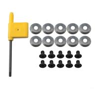 Insertos redondos de carburo sólido de 16 mm con geometría de corte de 30 grados para torneado de madera ahuecado y trabajo cóncavo