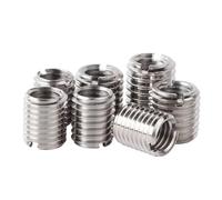 Insertos roscados autorroscantes, Tuercas de inserción de rosca autorroscante ranuradas M10, 3 piezas, 12 mm-20 mm(M10 - M14 (3pcs),12mm)