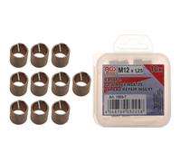 Insertos roscados de repuesto M12 x 1,25 - 10 piezas - Acero resistente - Fijación fiable y duradera - D-Work