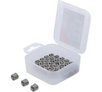 Insertos roscados M9 x 1,25 - Juego de 25 piezas - Acero resistente - Fijación fiable y duradera, D-Work