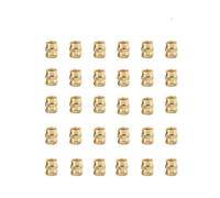 Insertos roscados moleteados de latón, Kit de tuercas de inserción moleteadas de latón termofusible M2-M6 for impresión 3D(Style A(30Pcs),M2x4x3.2)