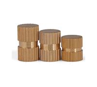 Insertos roscados, Tuerca de inserción de rosca moleteada de moldeo por inyección de cobre y latón macizo, tipo B, 5/25X M3~M8, orificio ciego de una sola pasada incrustado