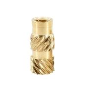 Insertos roscados, Tuerca de inserción latón M2 .5 M3 M4 M5 M6 Fusión en caliente for impresión 3D Paquete 30 50 100 PCS(50PCS,M3xL5xOD4)
