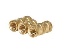 Insertos roscados Tuercas moleteadas, Tuercas de inserción fusión en caliente latón for impresión rosca M2-M10 3-20 mm longitud, 30 unidades(Length 7mm,M6(OD10mm) 10Pcs)