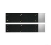 Insertos silenciadores de canalón que se ajustan a geometrías comunes de codo de tubo de drenaje para atenuar la transmisión de sonido del agua de lluvia (2.6 x 11.8 pulgadas)