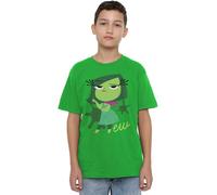 Inside Out 2 Disgust Unisex Kids T Shirt Camiseta, Verde Kelly, 12-13 años para Niños