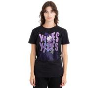 Inside Out 2 Fear Ladies T Shirt, Black Camiseta, Negro, S para Mujer