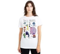 Inside Out 2 in a Mood Ladies T Shirt, White Camiseta, Blanco, M para Mujer