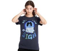 Inside Out 2 Sadness Ladies T Shirt, Deep Navy Camiseta, Azul Marino Profundo, XXL para Mujer