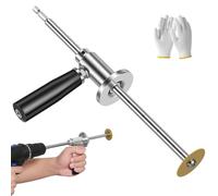 Inside Pipe Cutter for Pvc Pipe, Internal Pipe Cutter with Diamond Grit Cutting Wheel and Handle, 7-Inch Adjustable Cutting Depth Fit for 1-1/2 Inch to 8 Inch (1PCS)