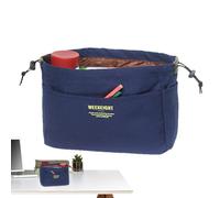 Inside Purse Organizer Insert - Sturdy Canvas Bag Divider, Multi-Pocket Storage Pouch for Handbags and Totes | Travel Purse Organizer for Makeup, Accessories, and Essentials, Lightweight Cosmetic Bag