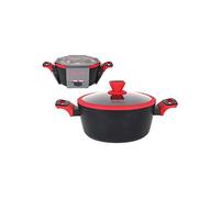 Insignia 56309 Cacerola con Tapa, 24 cm, Metal