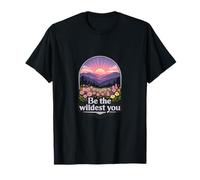 Insignia Camping Mountain Be The Wildest You Camiseta