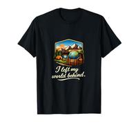 Insignia Camping Mountain I Left my World Behind Camiseta