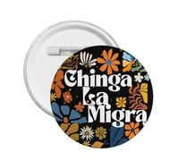 Insignia Chinga La Migra, Broche de Inmigración, Insignias Metálicas, 1 unidad