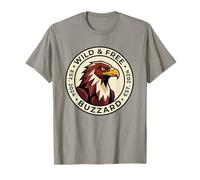 Insignia Circular Wild and Free Buzzard EST 2024 Camiseta
