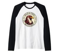 Insignia Circular Wild and Free Buzzard EST 2024 Camiseta Manga Raglan
