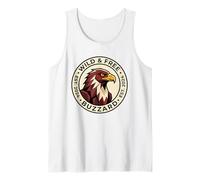 Insignia Circular Wild and Free Buzzard EST 2024 Camiseta sin Mangas
