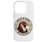 Insignia Circular Wild and Free Buzzard EST 2024 Carcasa para iPhone 14 Pro